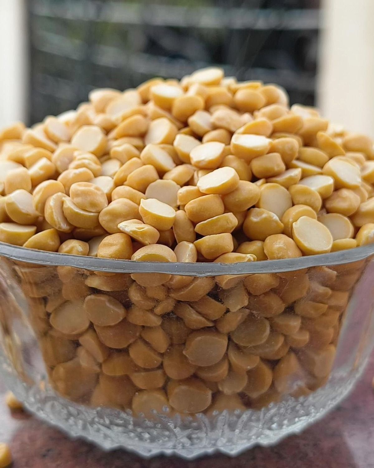 Chana dal in studio bowl