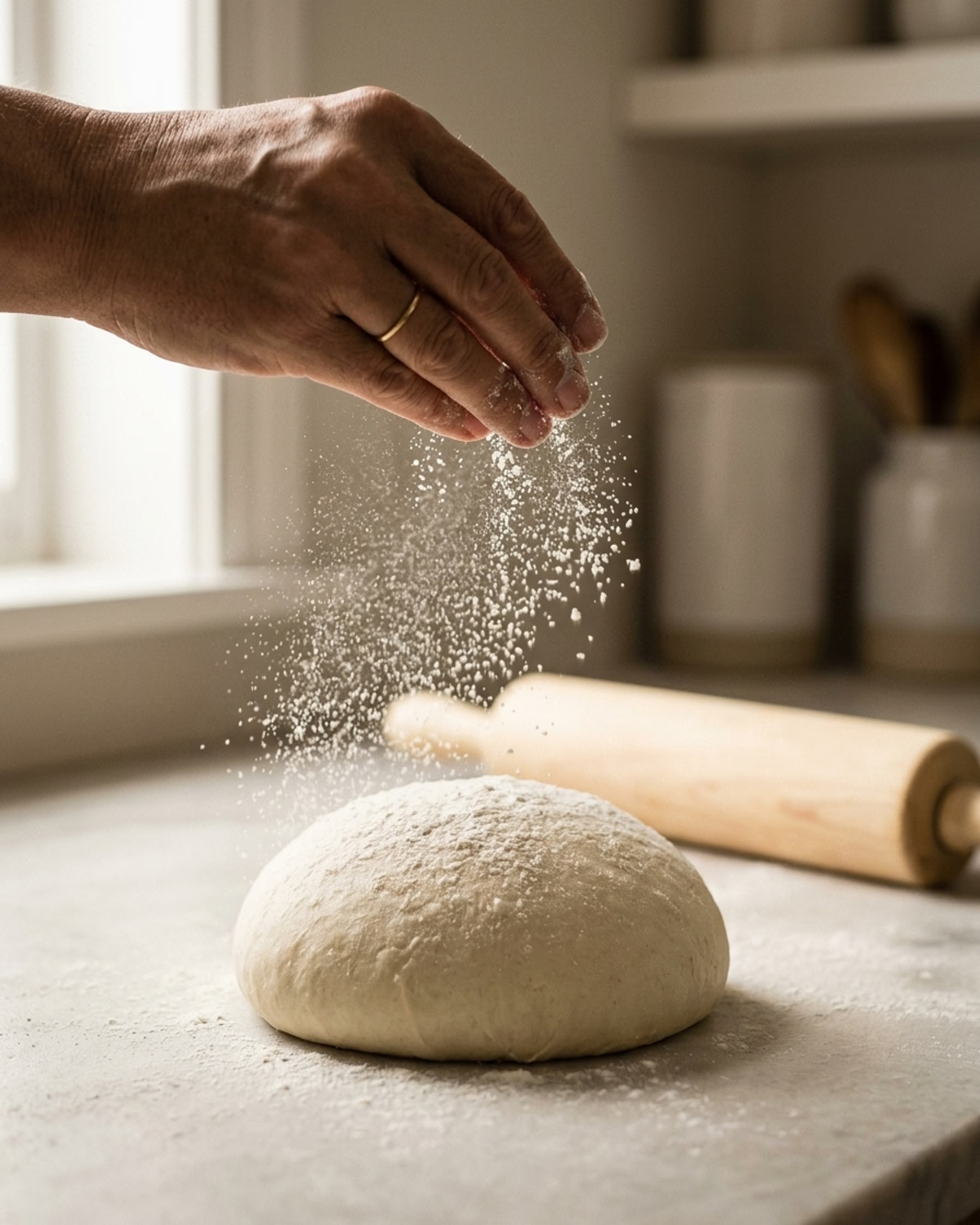 Careful handling and inspection of freshly harvested grain