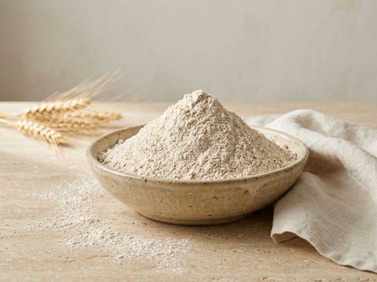 Whole Wheat Atta in artisanal earthenic packaging